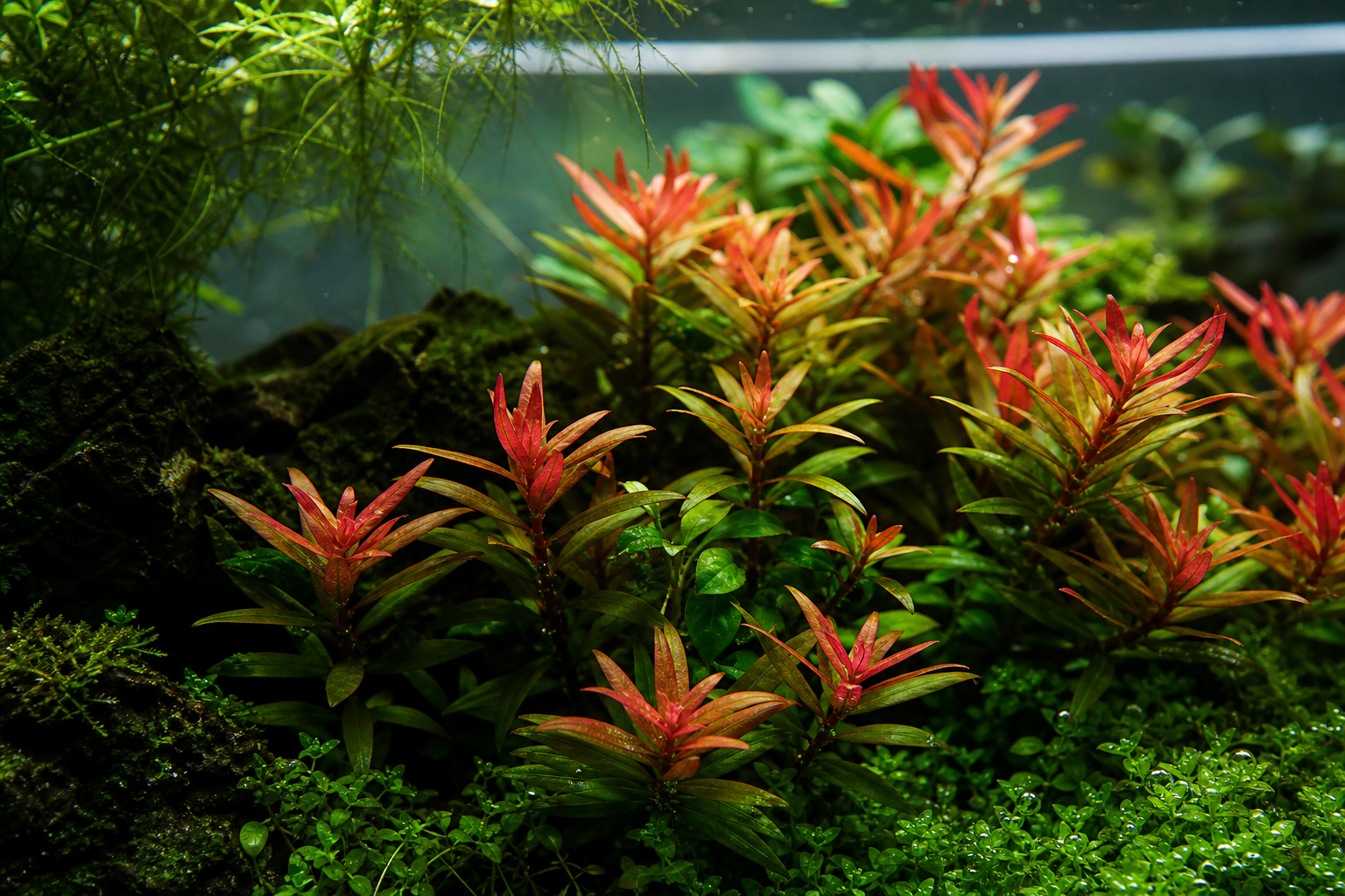 Scarlet Temple Plant Care Guide: Alternanthera reineckii 'Rosanervig'