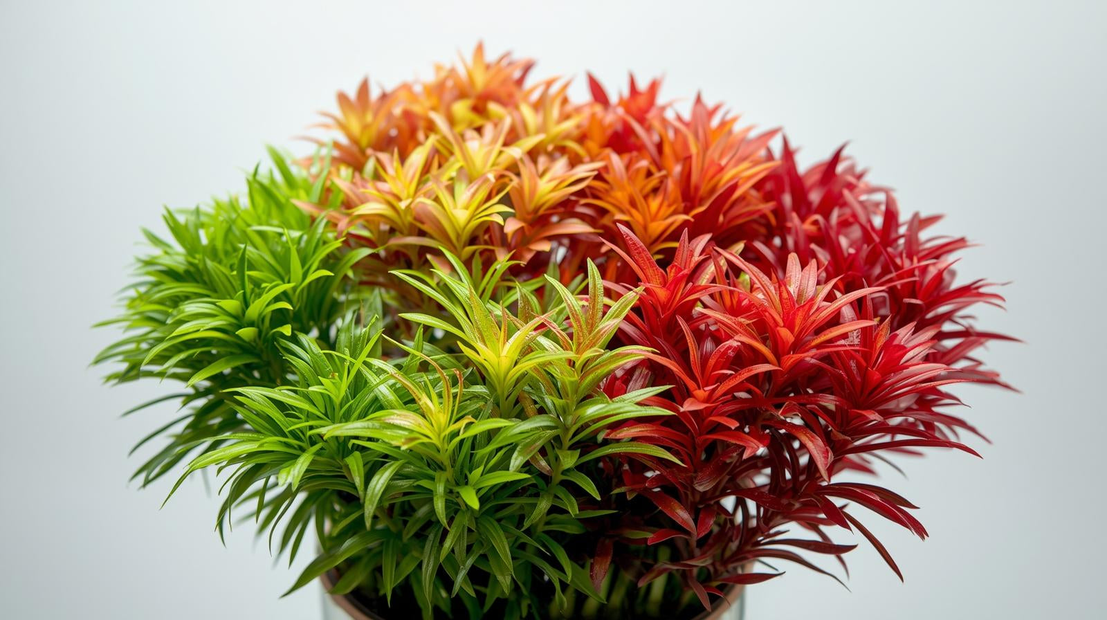 Bright Color Aquarium Plant Bundle size and color reference