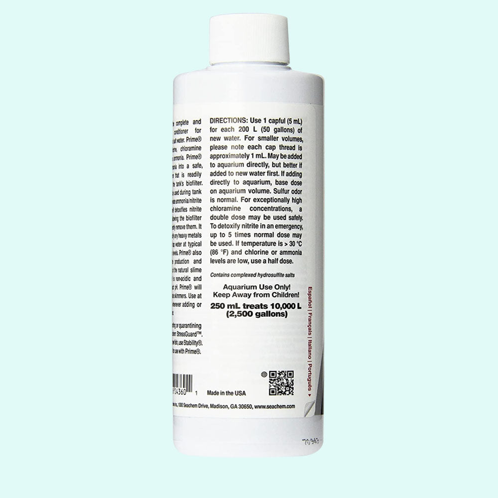 SeaChem Prime Water Conditioner 50ml 100ml 250ml