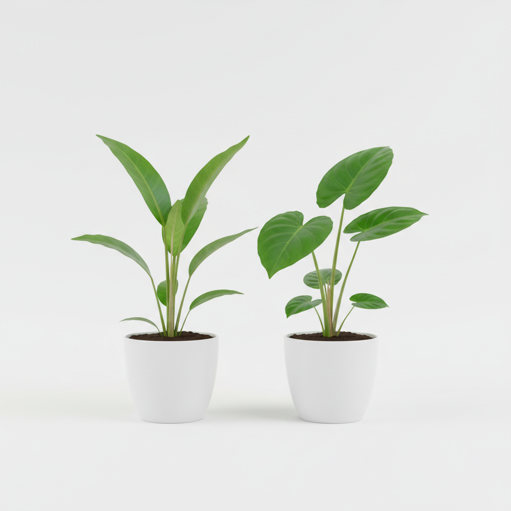 Showpiece Plant Duo – Large Amazon Sword & Anubias | Live Aquarium Plants, Easy, Lush, Freshwater