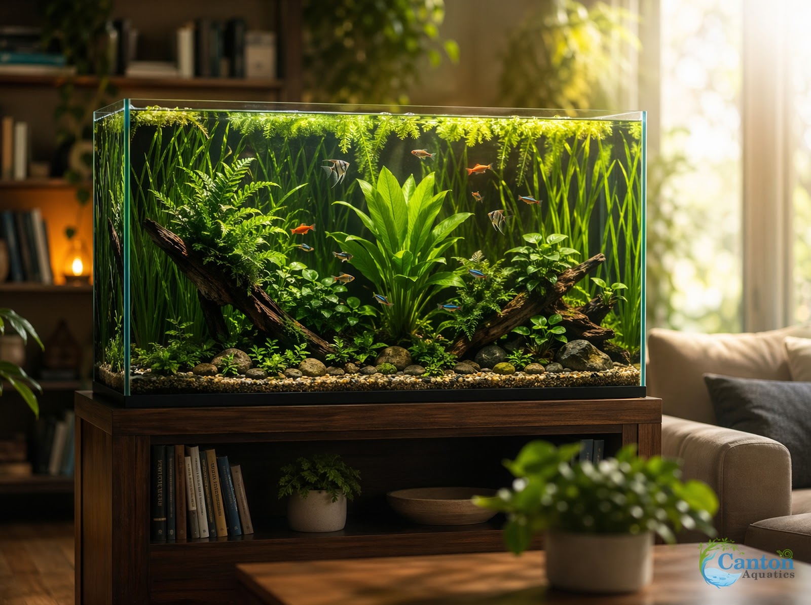 Live Aquarium Plants Bundle 6 Pack Beginner Freshwater Plants Low Light No CO2 - Bundle Contents Close-Up