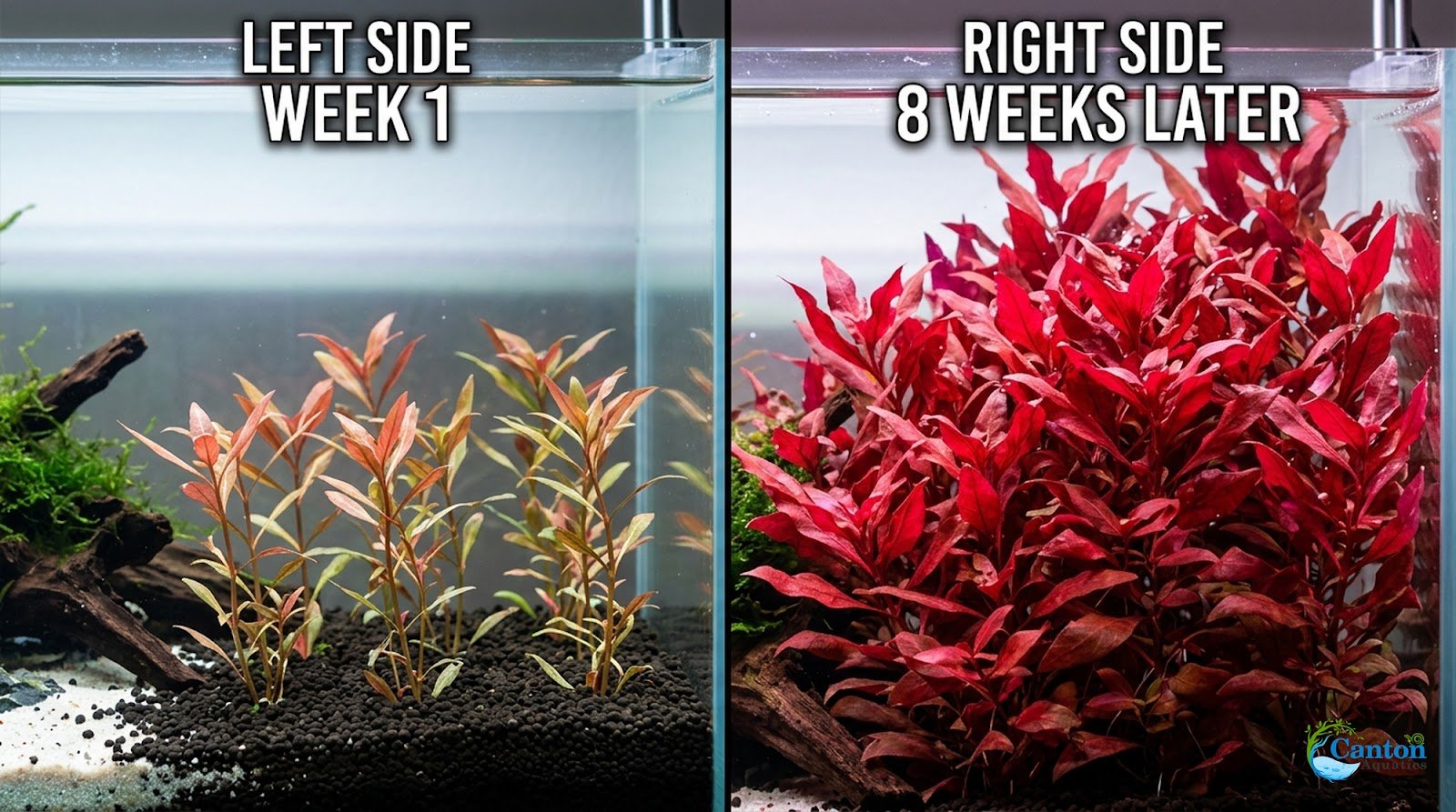 Scarlet Temple (Alternanthera Reineckii) – Live Freshwater Aquarium Plant