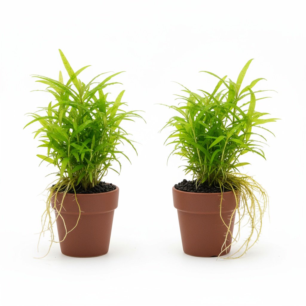 CANTON AQUATICS | Live Aquarium Helanthium Tenellum Echinodorus Plants - Increases Beauty - Removes Nitrates - Long Lasting - Grows in Low-Light - Suitable for Summer & Winter - Small