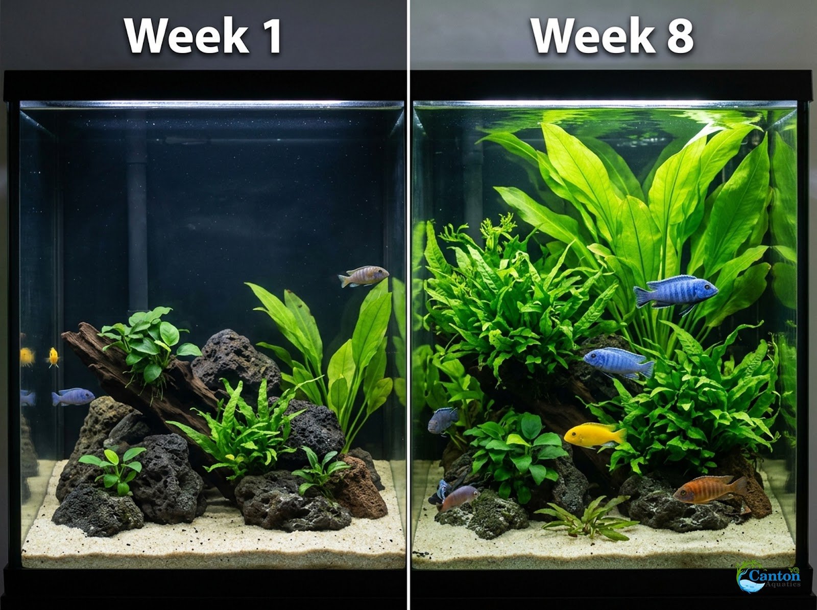 Cichlid-Friendly Live Plant Pack – Large Hardy Aquarium Plants (3 Pack)