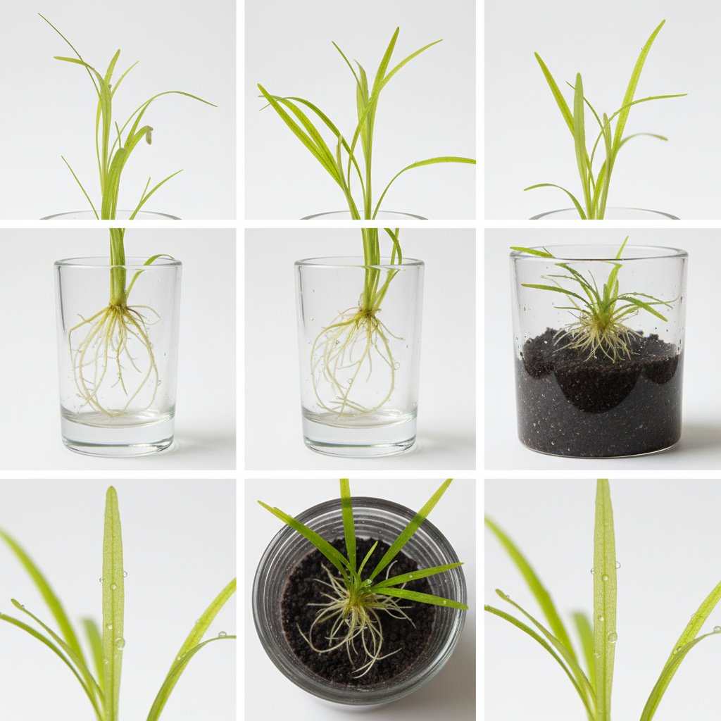 CANTON AQUATICS | Live Aquarium Helanthium Tenellum Echinodorus Plants - Increases Beauty - Removes Nitrates - Long Lasting - Grows in Low-Light - Suitable for Summer & Winter - Small