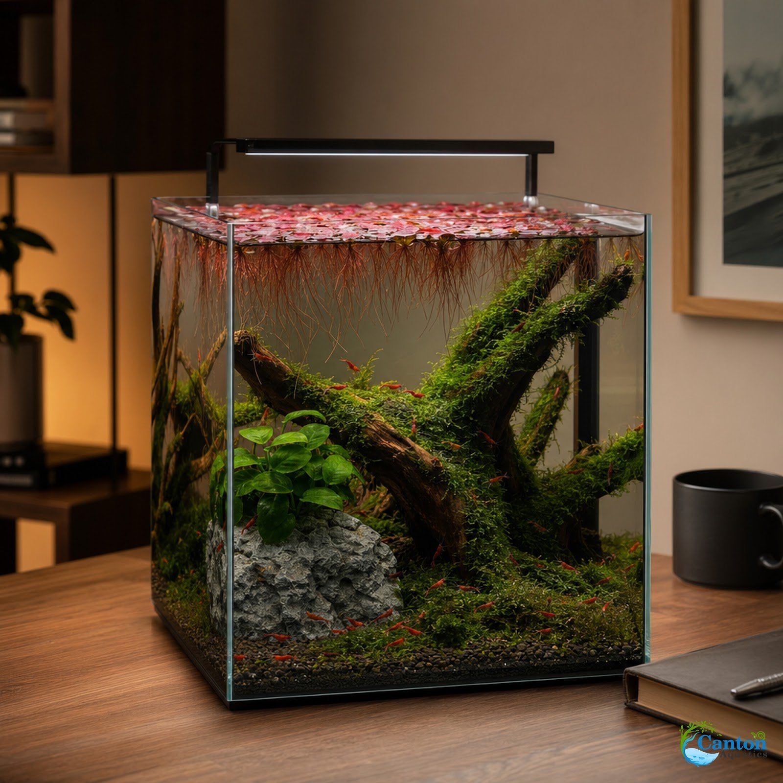 Live Shrimp Tank Plant Bundle | Aquarium Plants for Shrimp Neocaridina Cherry Shrimp
