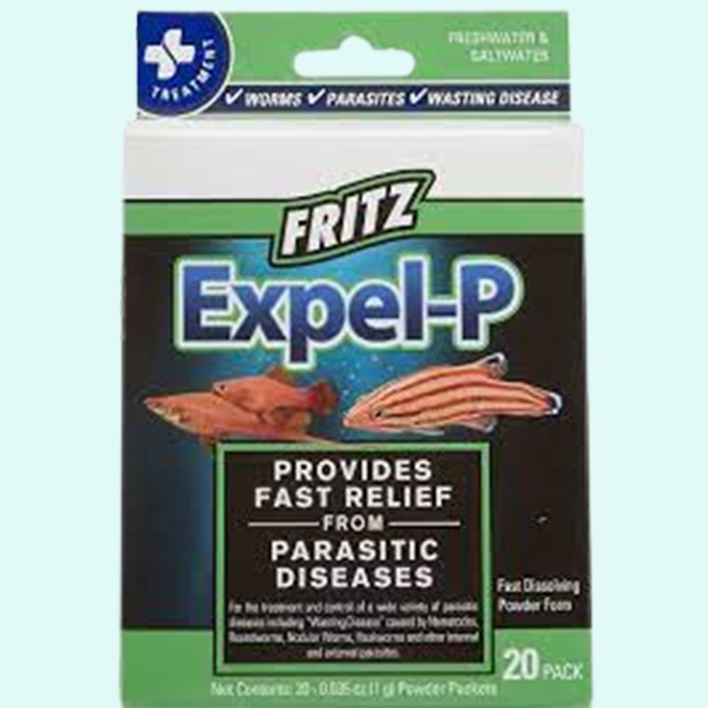 Fritz Expel-P – Internal Parasite Treatment for Freshwater & Saltwater Aquariums