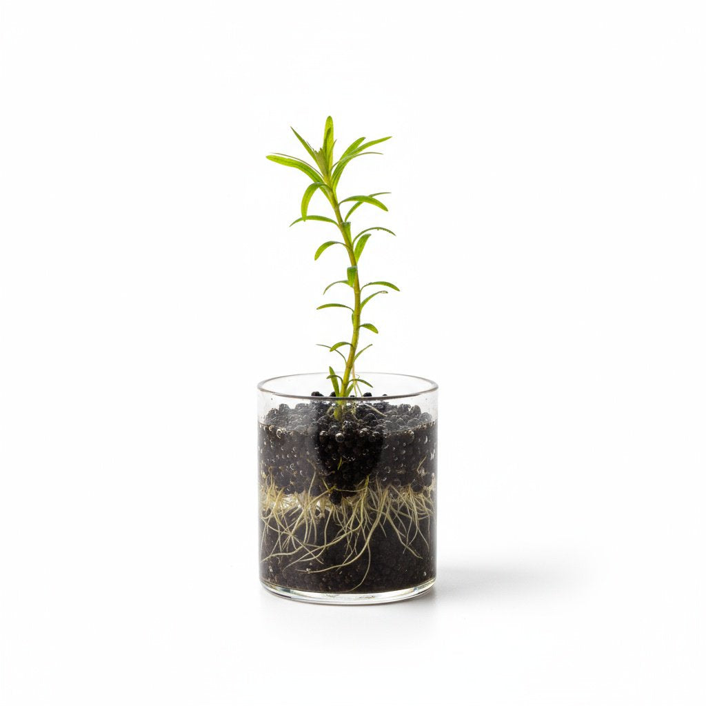 CANTON AQUATICS | Live Aquarium Helanthium Tenellum Echinodorus Plants - Increases Beauty - Removes Nitrates - Long Lasting - Grows in Low-Light - Suitable for Summer & Winter - Small