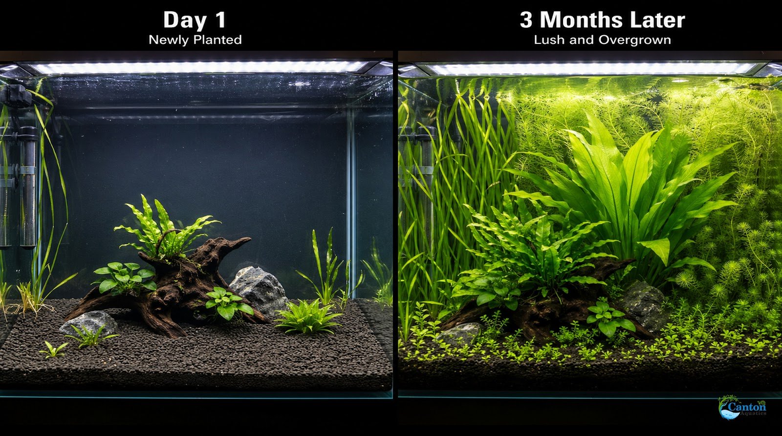 Beginner Live Aquarium Plants Bundle 3 to 75 Assorted Easy Plants for Fish Tanks
